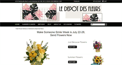 Desktop Screenshot of ledepotdesfleurs.com